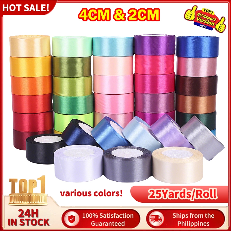 2cm 4cm Ribbon Satin Ribbon Decorative Gift Packaging Ribbon Webbing ...