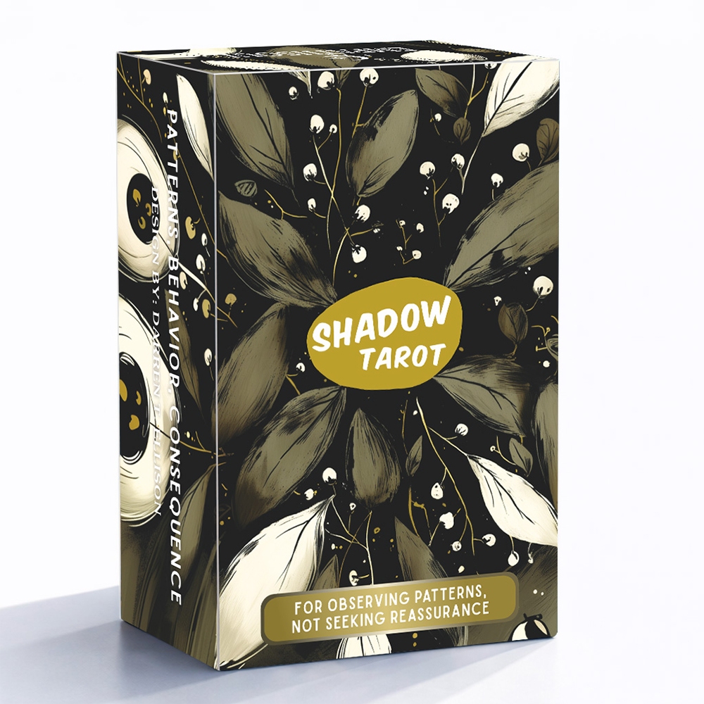 Shadow Tarot Cards Set, 80 Pieces, 13x8 Cm Size, Ideal for Reflection ...