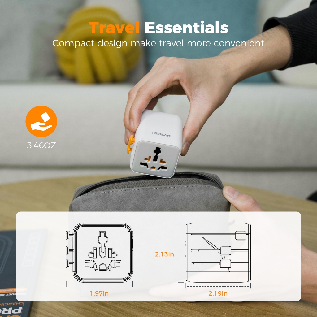 universal travel adapter - Best Prices and Online Promos - Oct 2026 ...