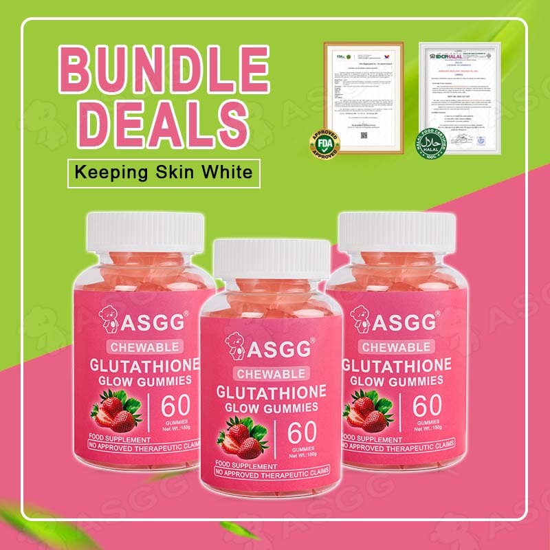 asgg glutathione ASGG Glutathione Glow Gummies Enriched With Collagen&Vitamin C Dietary  Supplement for Skin Wellness