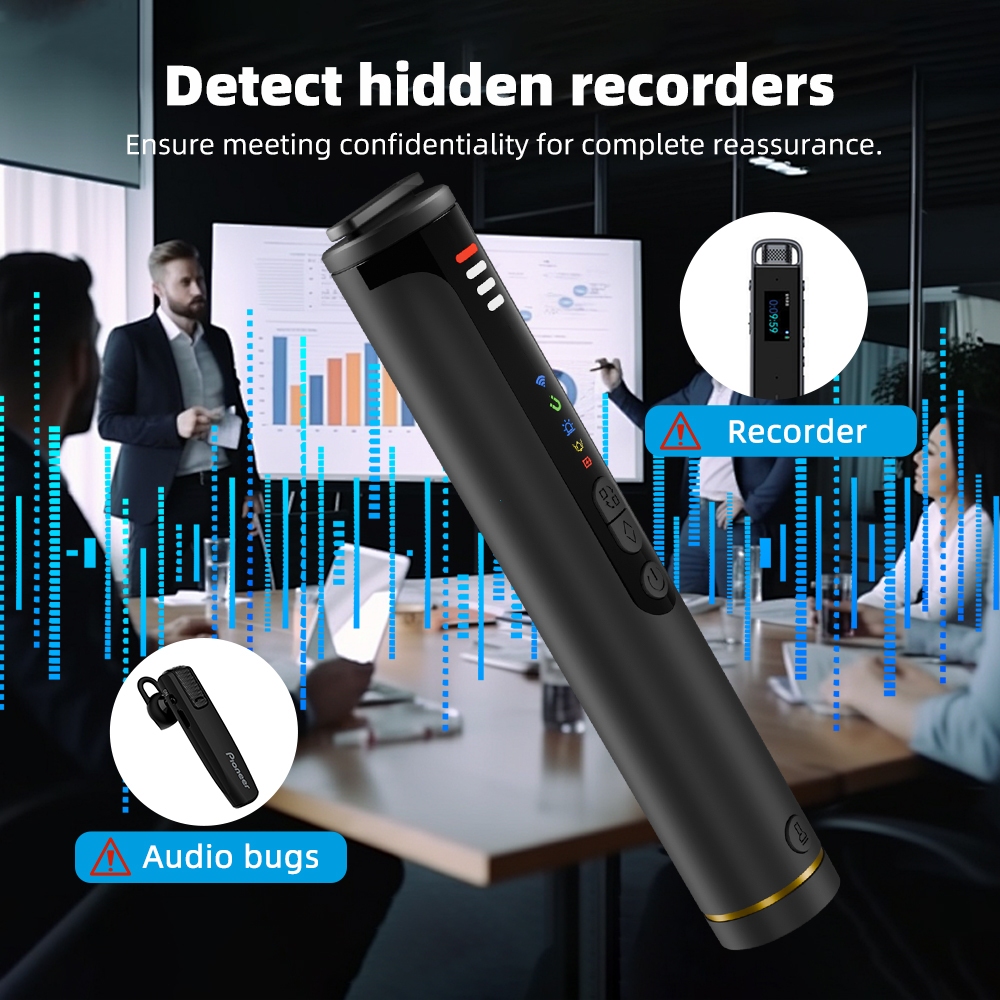 Anti Spy Hidden Camera Detector RF Signal Bug GPS Tracker Scanner with ...