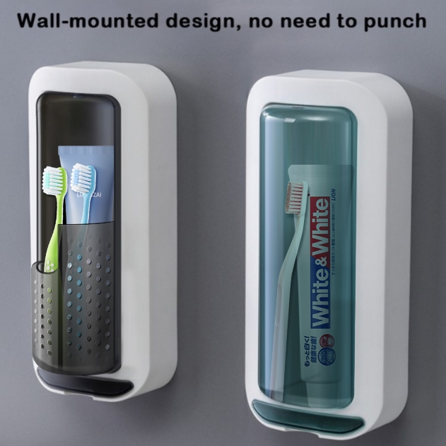 Rotating toothbrush and toothpaste storage rack Bathroom Storage Rack ...