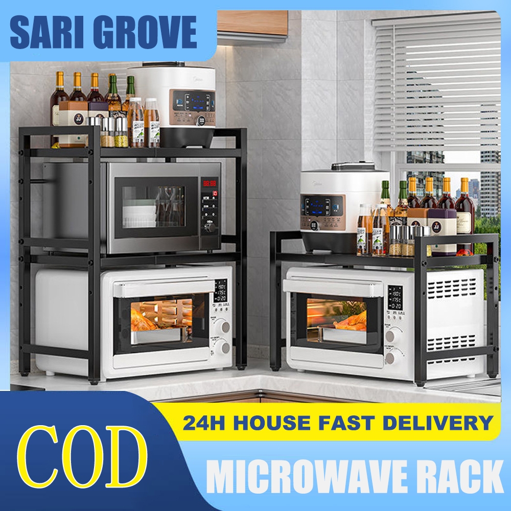 Heavy Duty Microwave Rack 2/3 Layer Stainless Steel Oven Rack ...