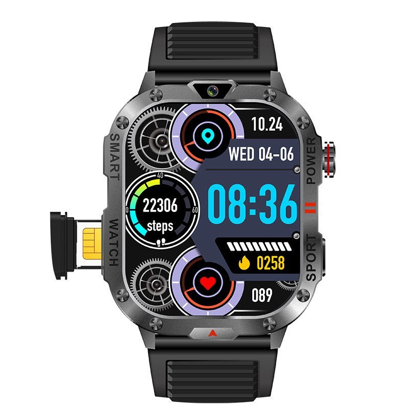 BW18 4G SIM Card Call Smart Watch Camera Led Flashlight Outdoor Fitness ...
