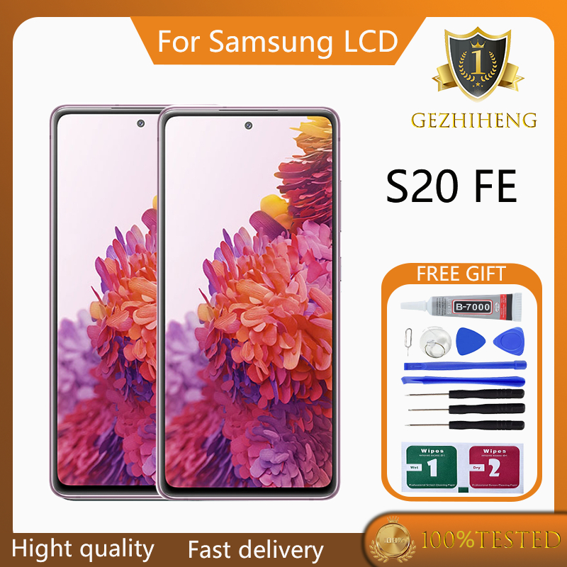 Original AMOLED For Samsung Galaxy S20 FE 4G 5G LCD Display Touch ...