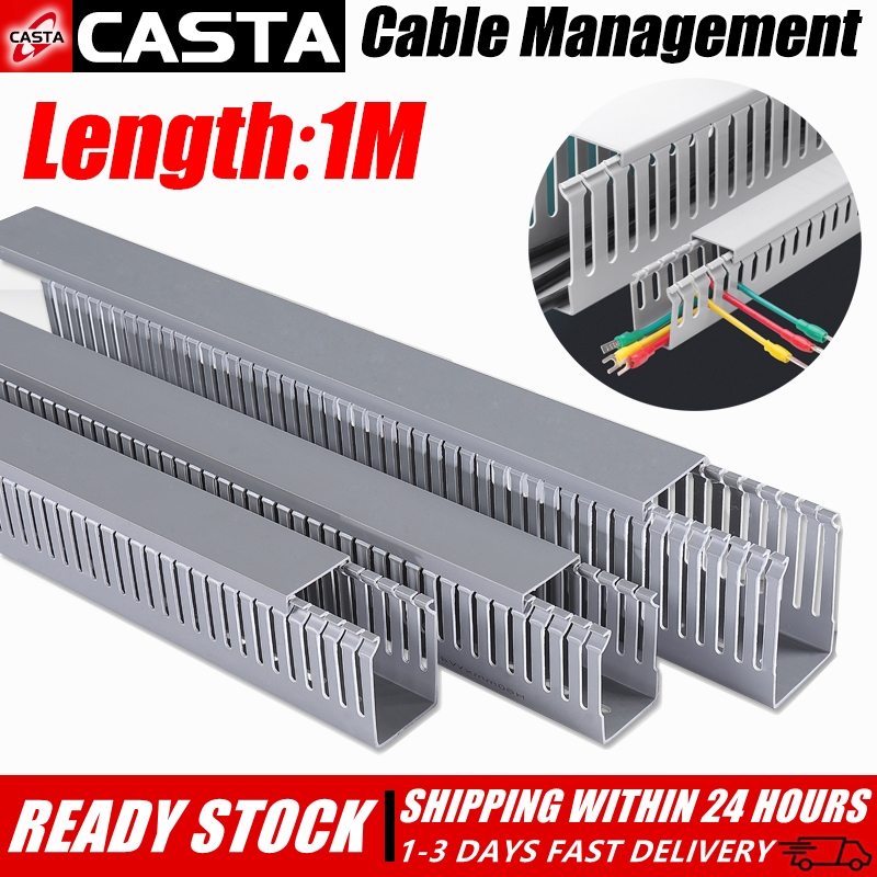 Updated Cable Raceway Kit Open Slot Wire Covers For Cords Under Desk ...