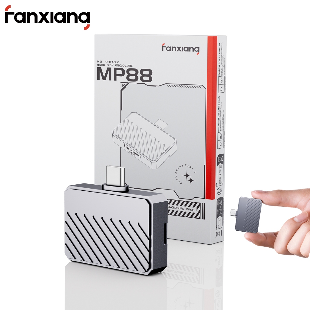 Fanxiang MP88 M.2 2230 NVMe SSD Enclosure 10Gbps UASP SSD Box | Shopee ...