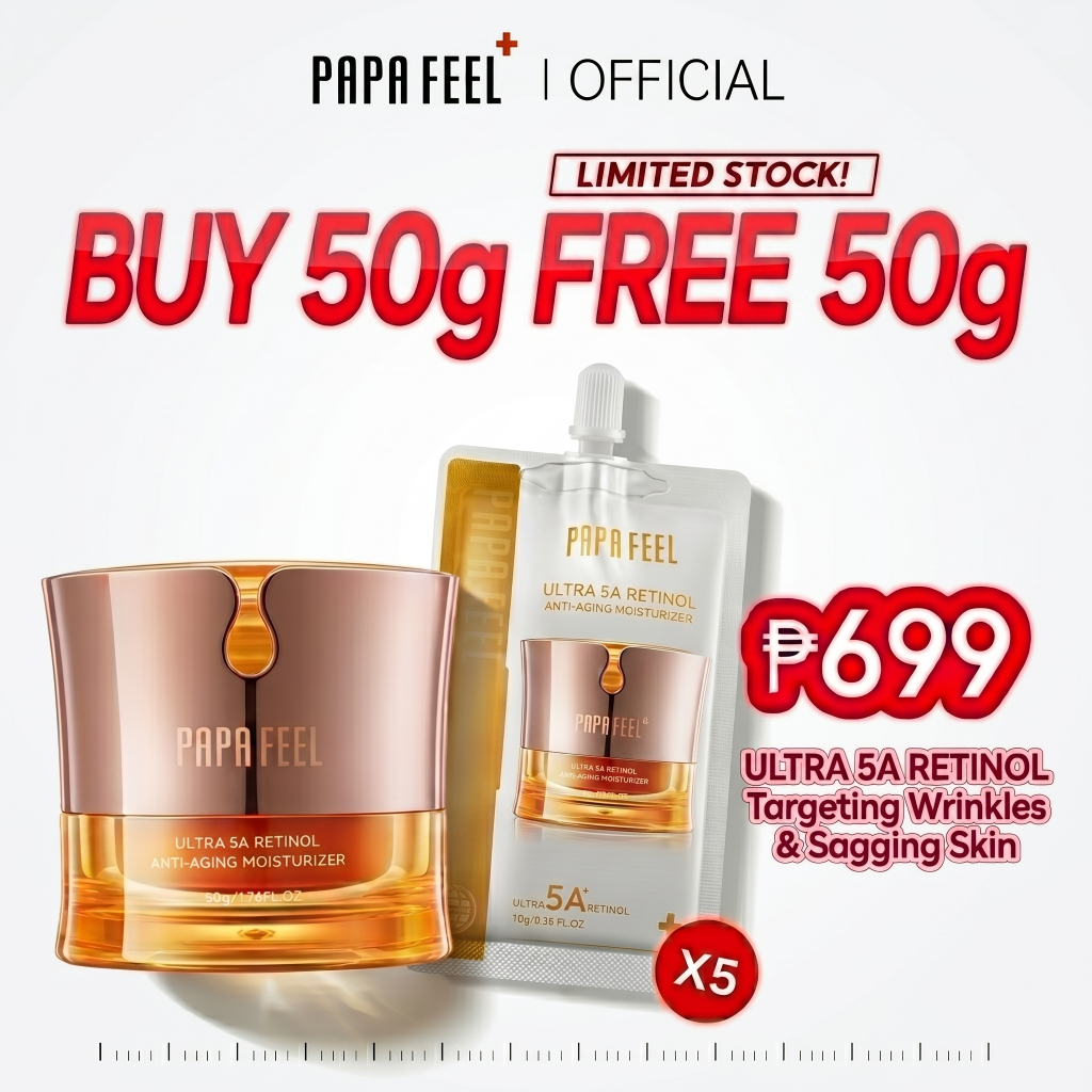 Add ₱200 for 50g ]PAPA FEEL Ultra 5A Retinol Anti-Aging