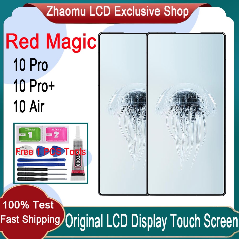 Original AMOLED Red Magic 10 Pro 10 Pro Plus 10 Air LCD Display Touch ...