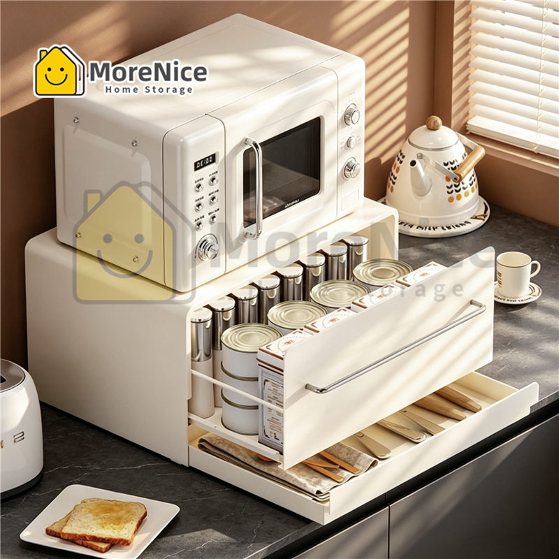 MoreNice Coffee Machine Stand Shelf With Smooth Pull-out Drawer Coffee ...