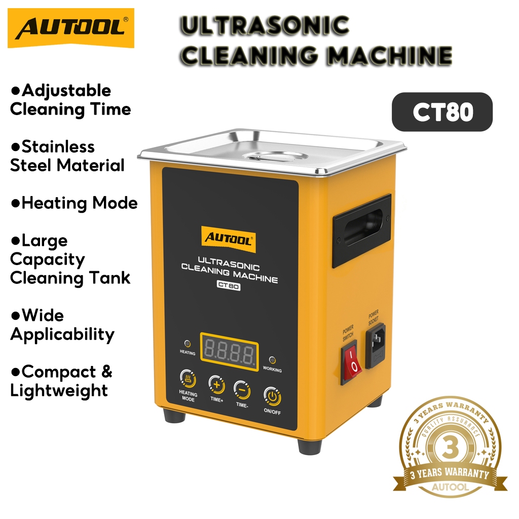 AUTOOL CT80 ultrasonic Cleaning machine Automobile injector cleaning ...