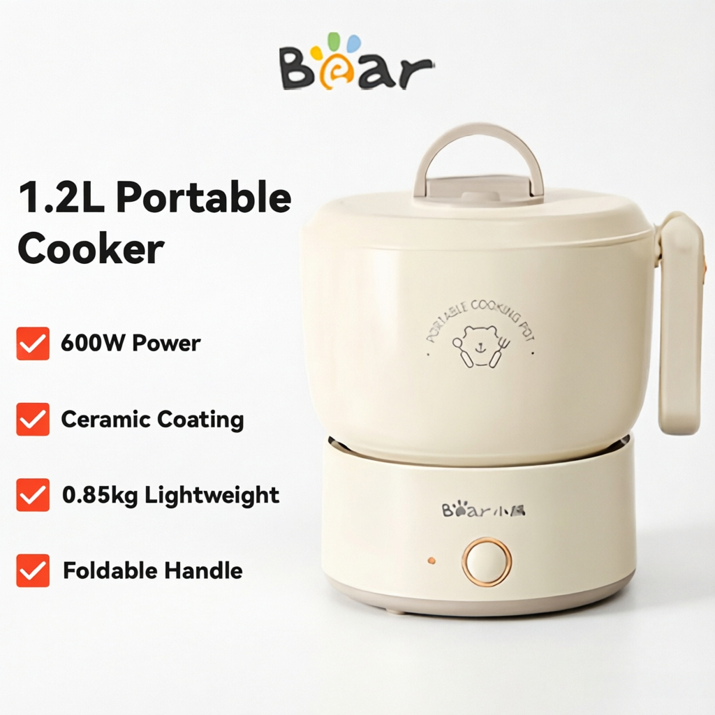 Bear Small Rice Cooker Electric Multifunctional Cooker Portable Non ...