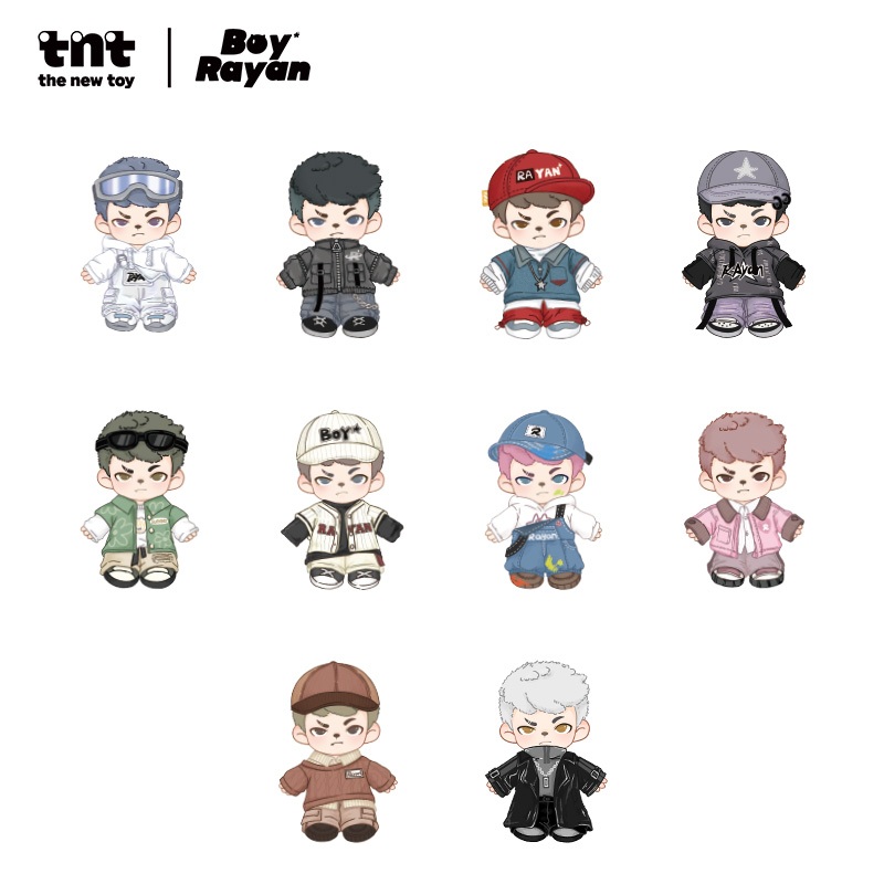 TNTSPACE Rayan Urban Walk Series Vinyl Plush Keychain Blind Box ...