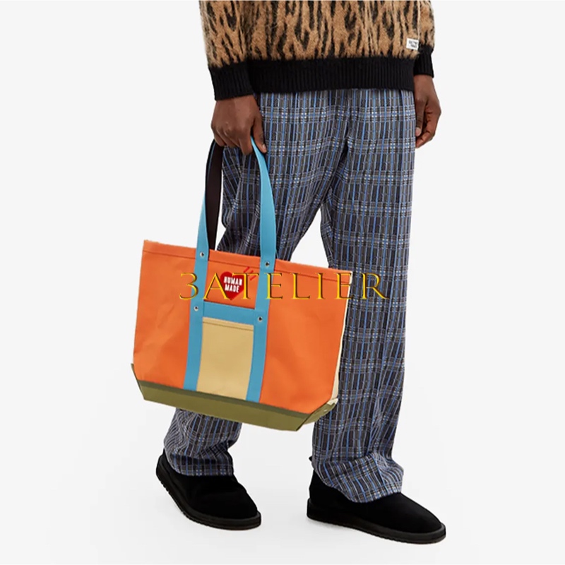 HUMAN MADE Multi Color Canvas Tote Bag | Shopee Philippines