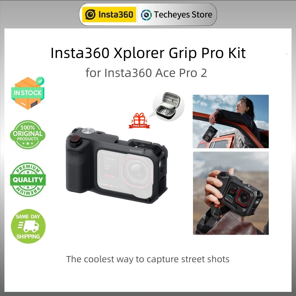 Insta360 Ace Pro 2 Xplorer Grip Pro Kit - Multi-Functional Camera Grip ...