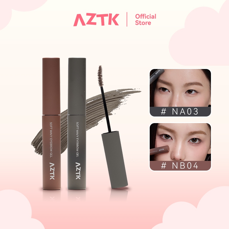 AZTK Eyebrow Gel With Brush Brow Tinted Dye Long-lasting Waterproof ...