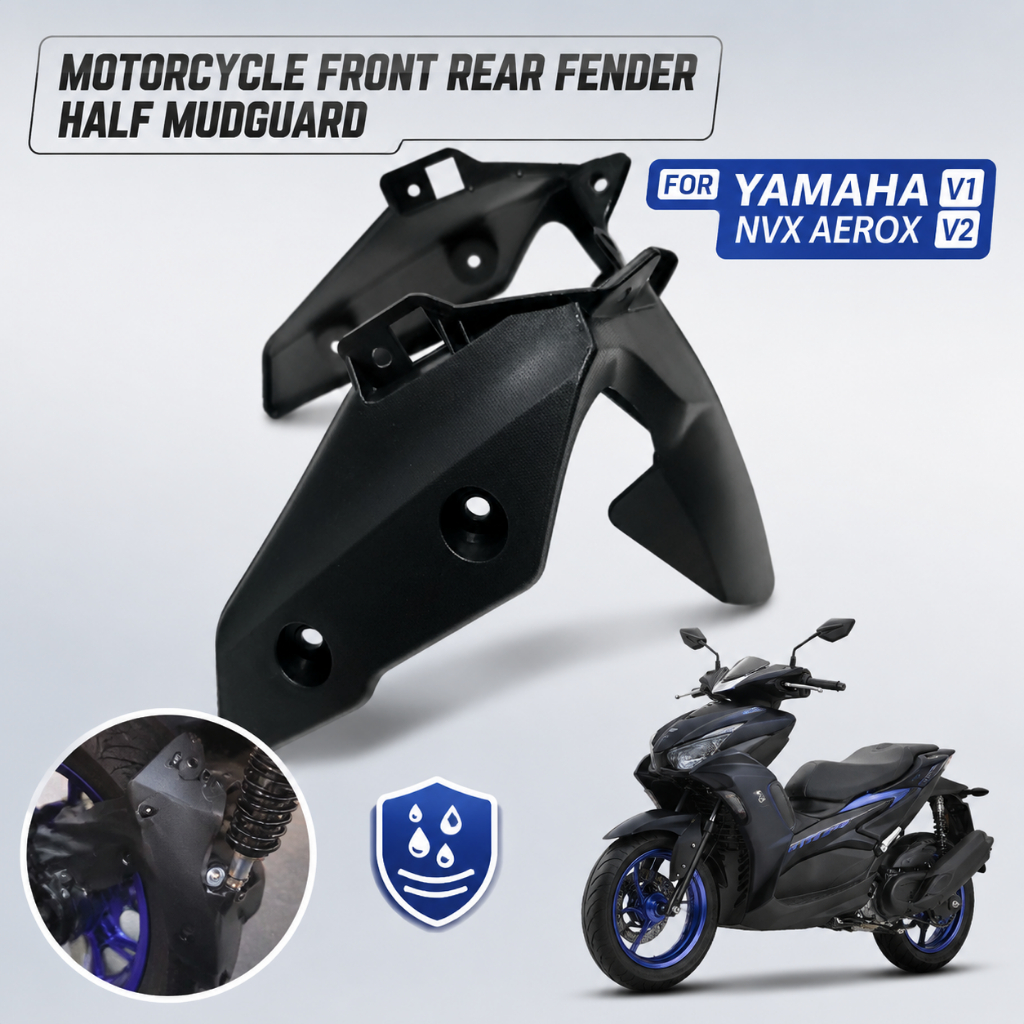 JFG RACING Motorcycle Front Rear Fender Half Mudguard For YAMAHA NVX ...