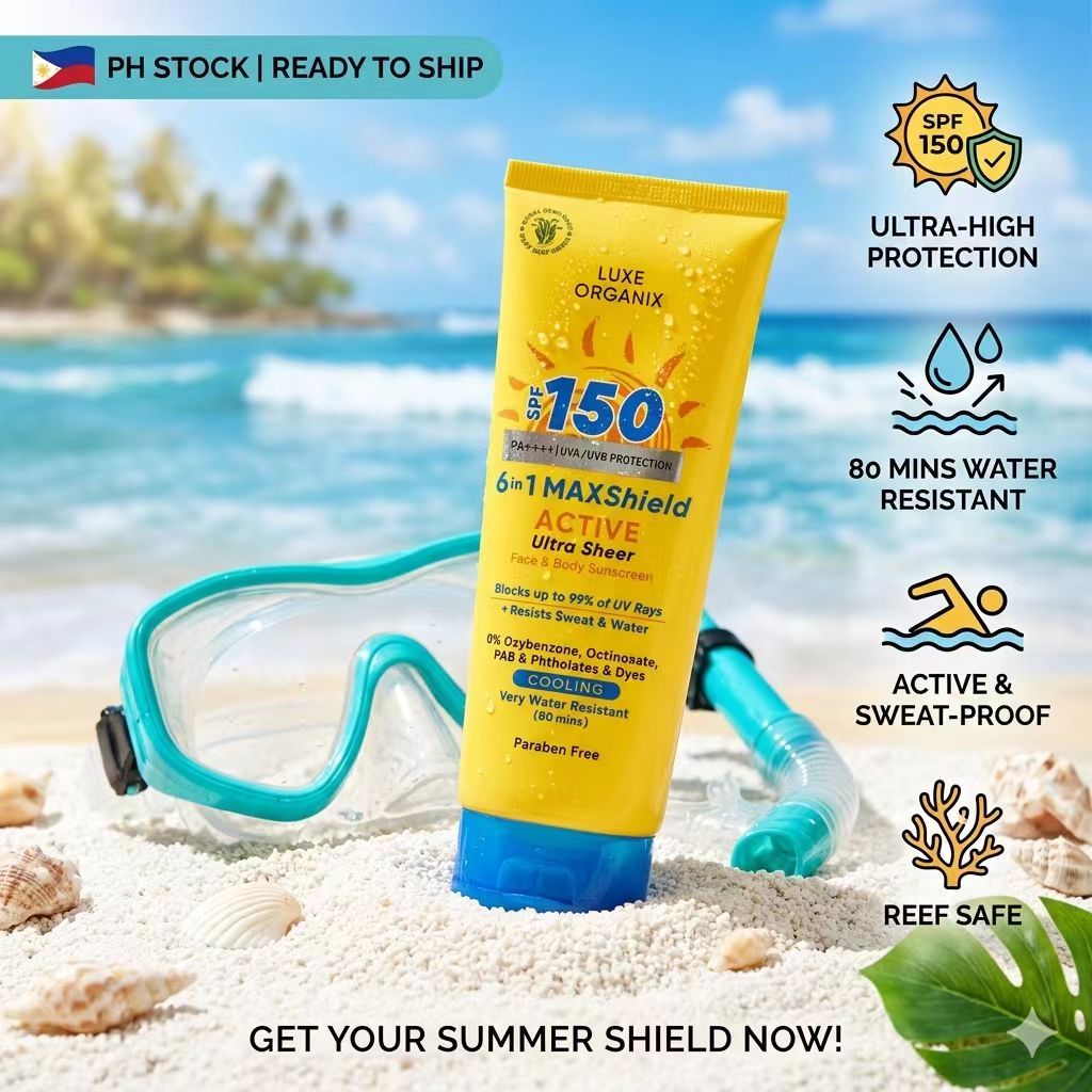 Shop luxe organix sunscreen for Sale on Shopee Philippines