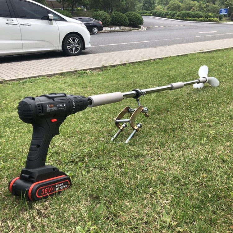 Small Boat Electric Trolling Motor - Handheld Propeller for Inflatable ...