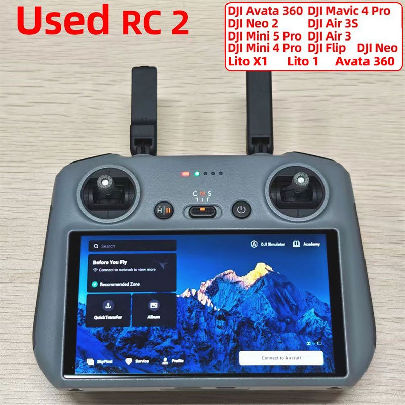 Used DJI RC2 Remote Controller For DJI DJI Lito X1/Lito 1/Avata 360 ...