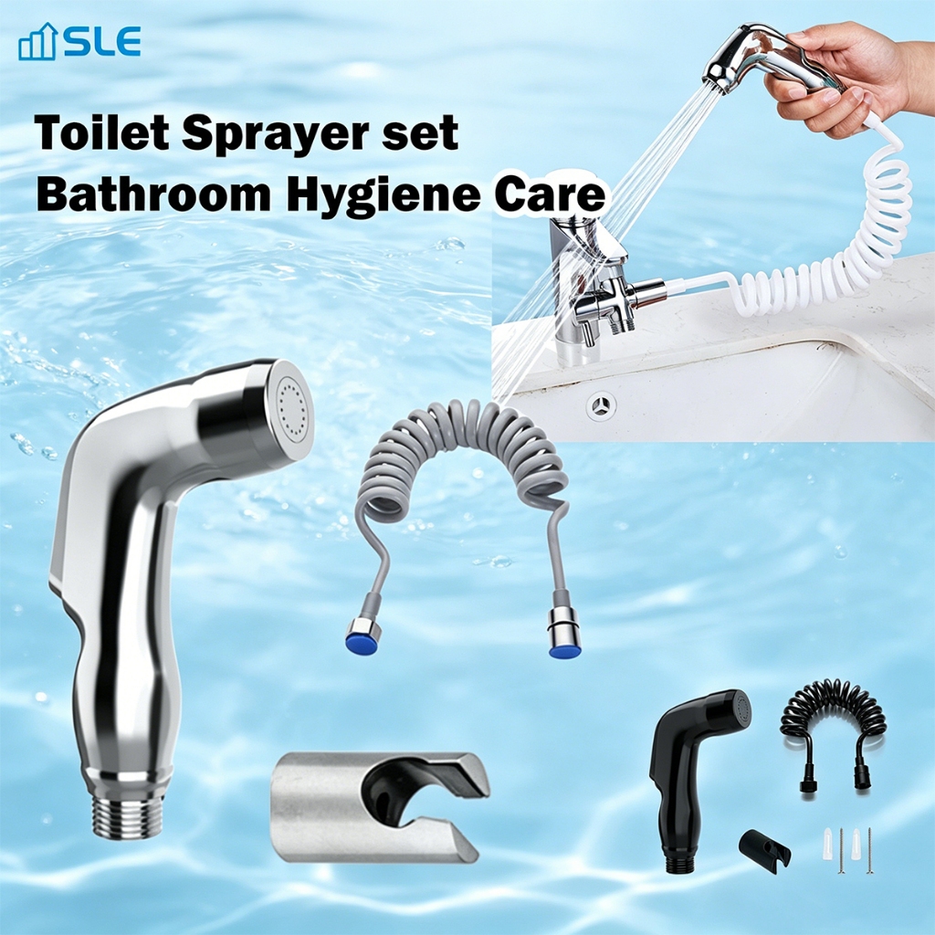Toilet Sprayer Gun Set Bathroom Sprayer Set Washroom Handheld Bidet ...
