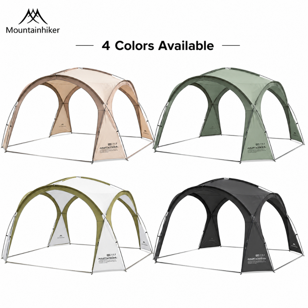 MOUNTAINHIKER Dome Canopy | 8-12 People portable camping tent | Family ...
