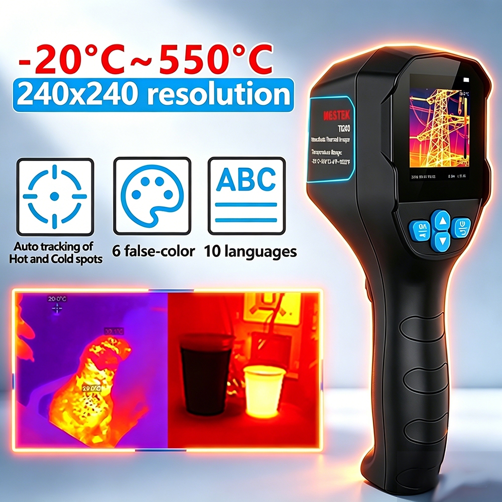 -20℃~550℃ Thermal Imager Infrared Camera Focus-Free Industrial ...