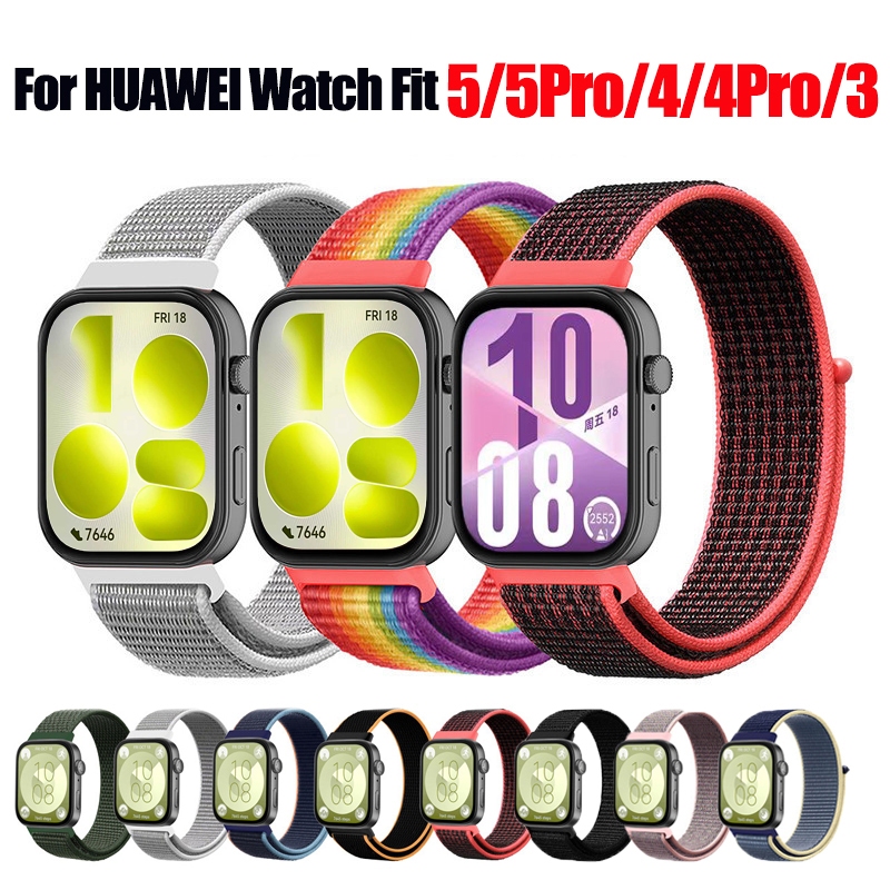 HUAWEI Sport Loop Elastic Braided Strap, Compatible with Fit 5/5 Pro/4/ ...