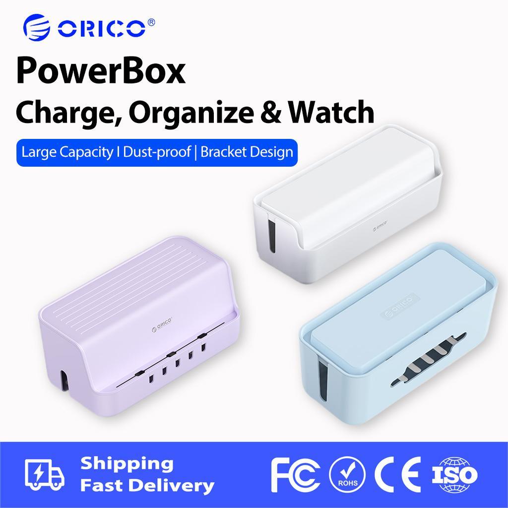 ORICO PowerBox Power Strip Storage Box Plastic Cable Management Wire ...