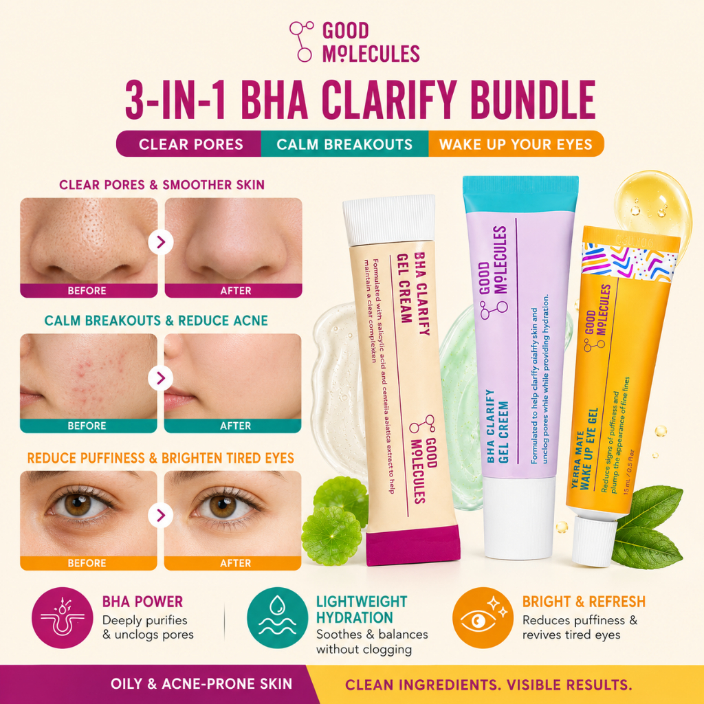 Good Molecules Triple Action Face Set – Wakeup Eye Gel Reduces ...