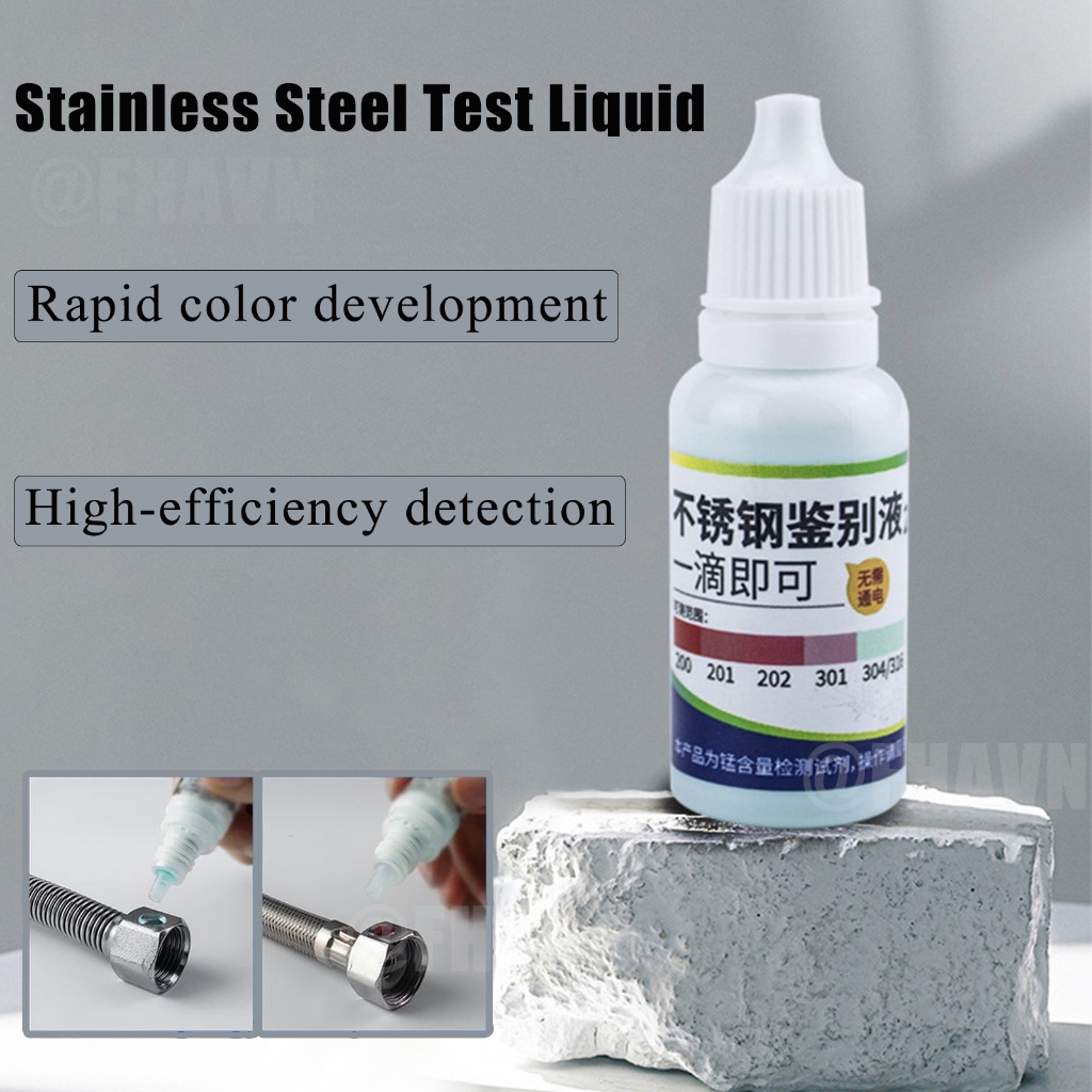 Test Liquid for Stainless Steel Kitchen Gadget Testing Reagent 15ml ...
