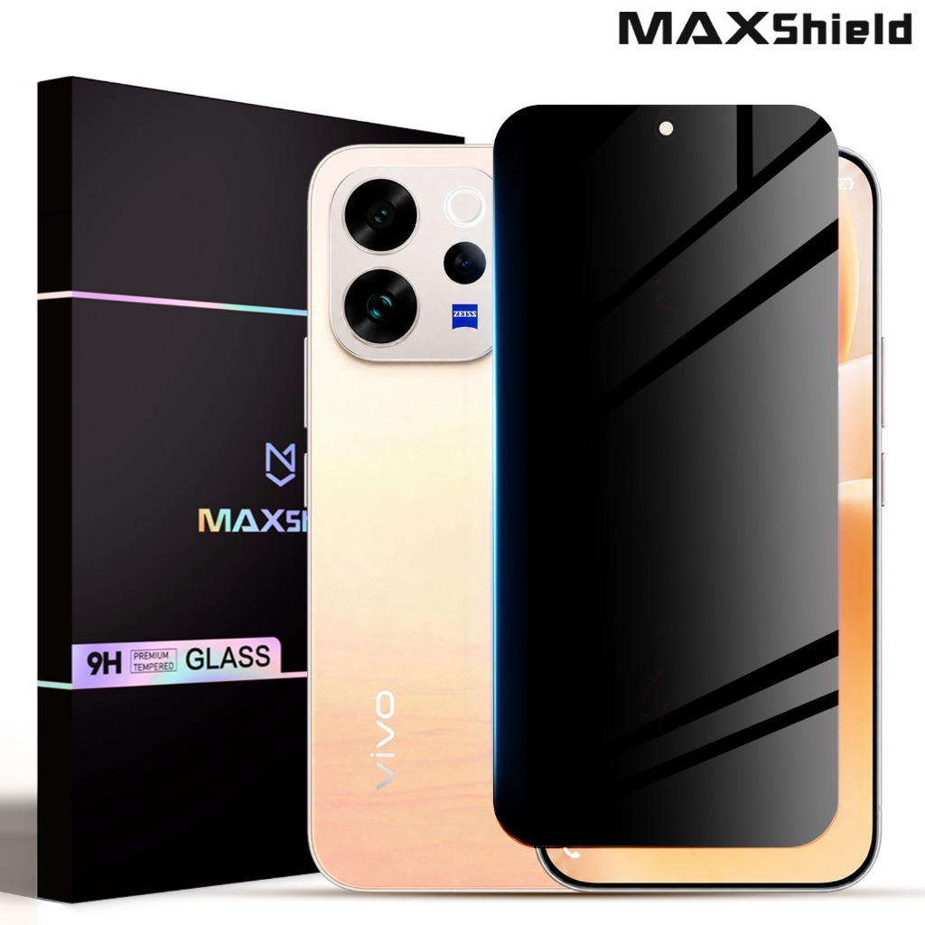 1 Packs For MAXSHIELD Anti-SPY Privacy Tempered Glass Screen Protector ...