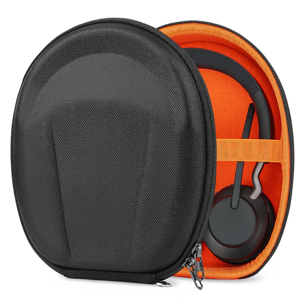Geekria Headphone Case Compatible with Jabra Elite45h, Evolve2 75/65/55 ...