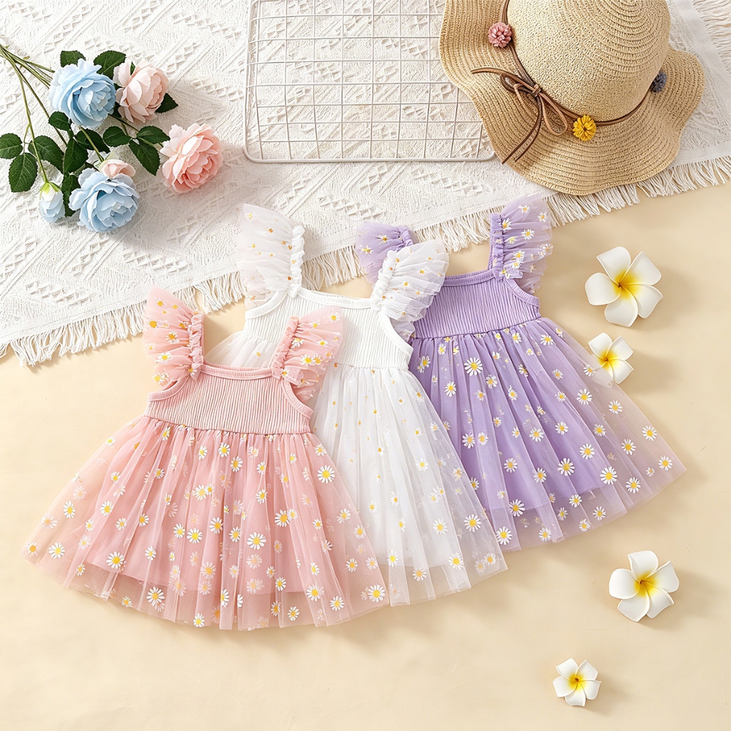 1st birthday dress philippines Angle Wings girl prom Gown, Pink Baby 1st Birthday Outfit detachable long trail, Flower girl Dress