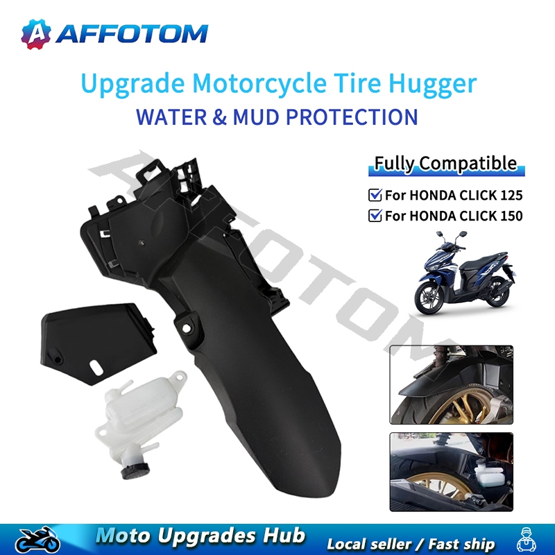 AFFOTOM OEM Rear Mudguard Tire Hugger For Honda For Click 125/155 All ...