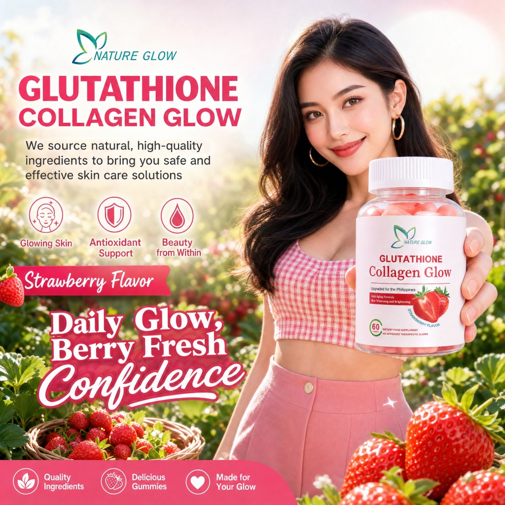glutathione collagen glow ingredients GLOWTOMAX PLUS 30 Sachets Glutathione Collagen Gummies - Radiant