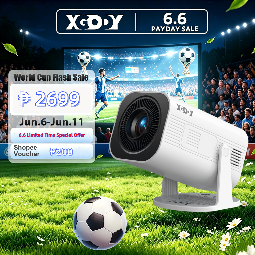 【Local Delivery】XGODY New Gimbal 3PRO MINI Portable Projector 1080P 4K ...