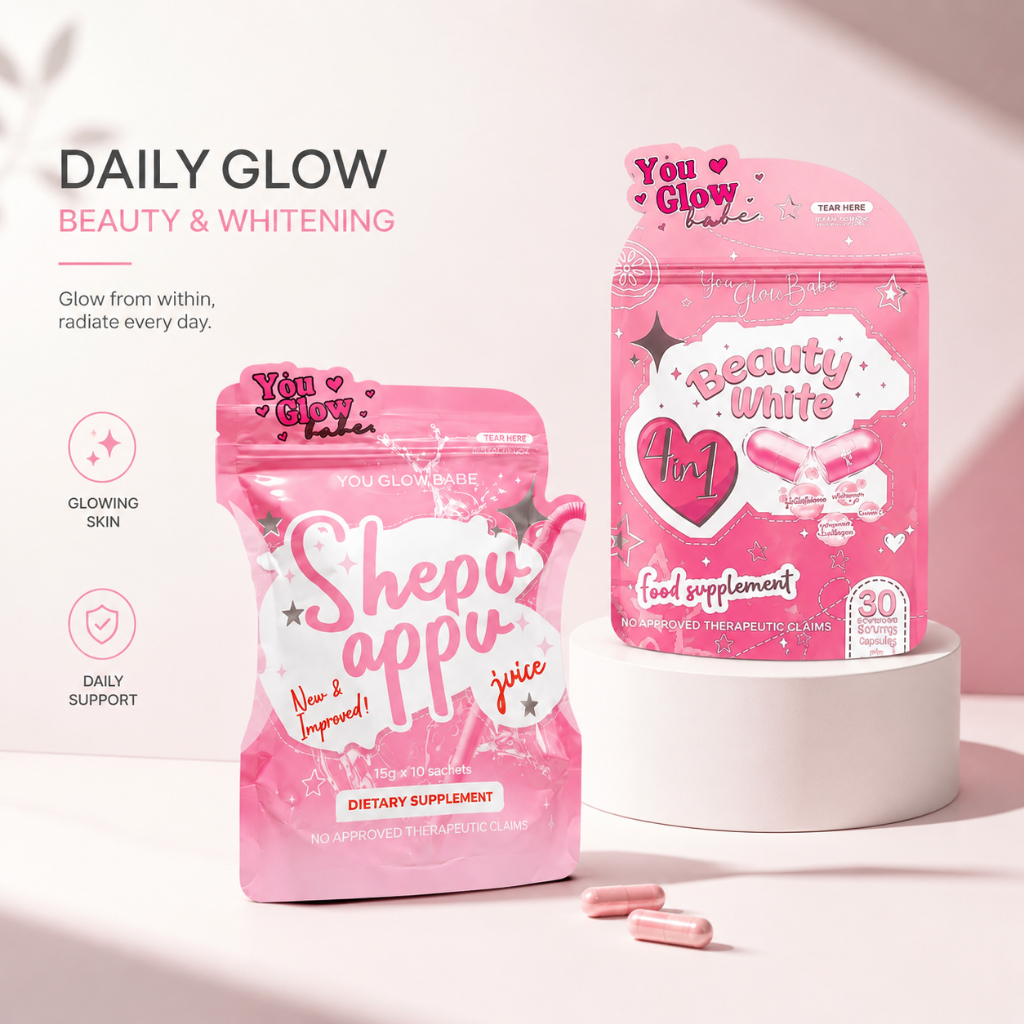 You Glow Babe Beauty White Gluthathione & Shepu Appu Juice Drink with Collagen and Glutathione