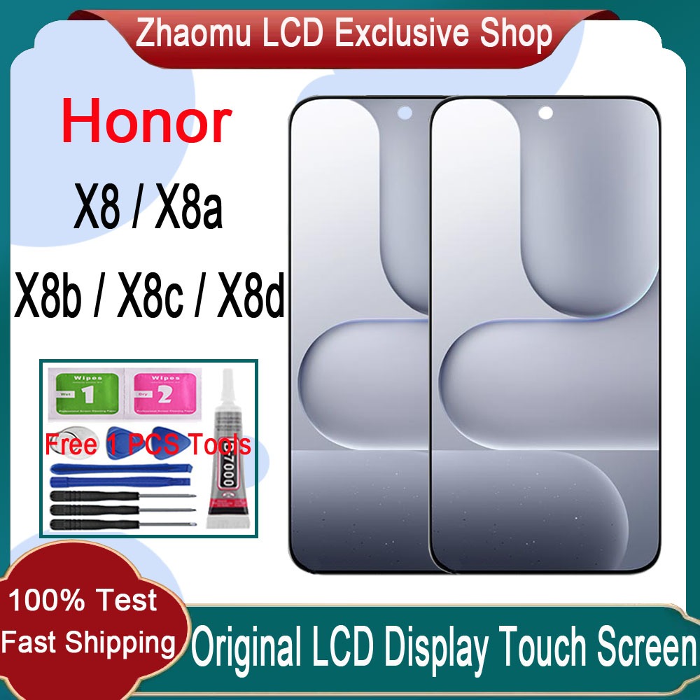 Original Honor X8 4G 5G X8a X8b X8c X8d LCD Display Touch Screen ...