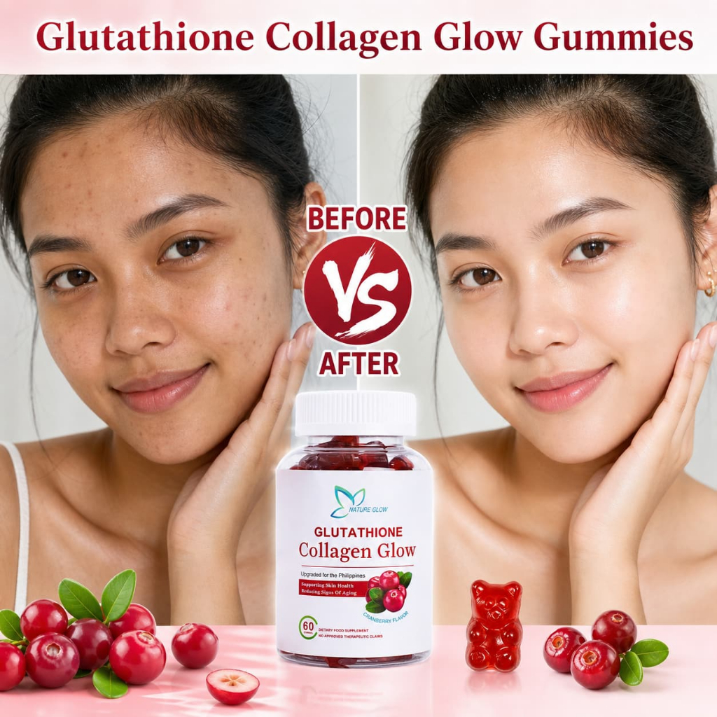 glutathione collagen glow price in philippines Nature Glow Glutathione Gummies Anti-Aging Whitening Skin Collagen Gummies NATURE GLOW Glutathione Collagen Gummies