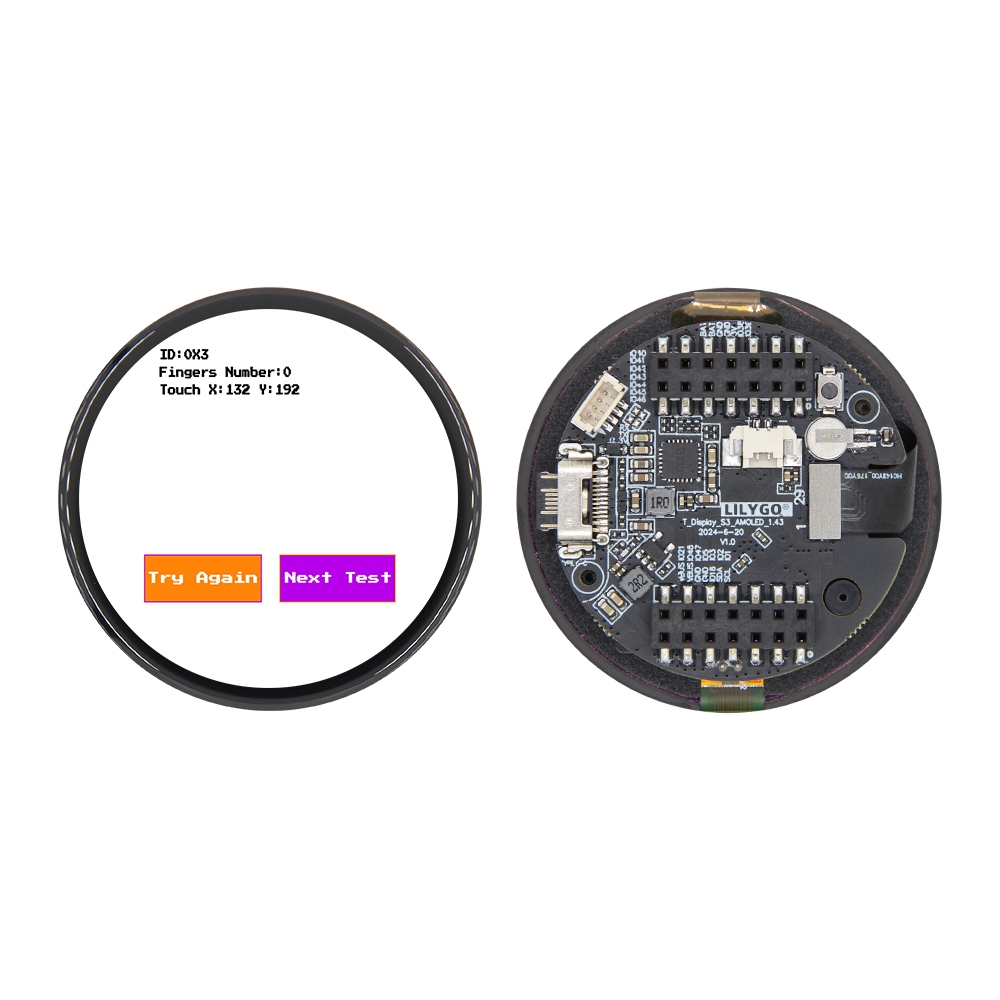 LILYGO T-Display-S3 1.43'' 1.64'' 1.75'' Round AMOLED ESP32-S3 ...