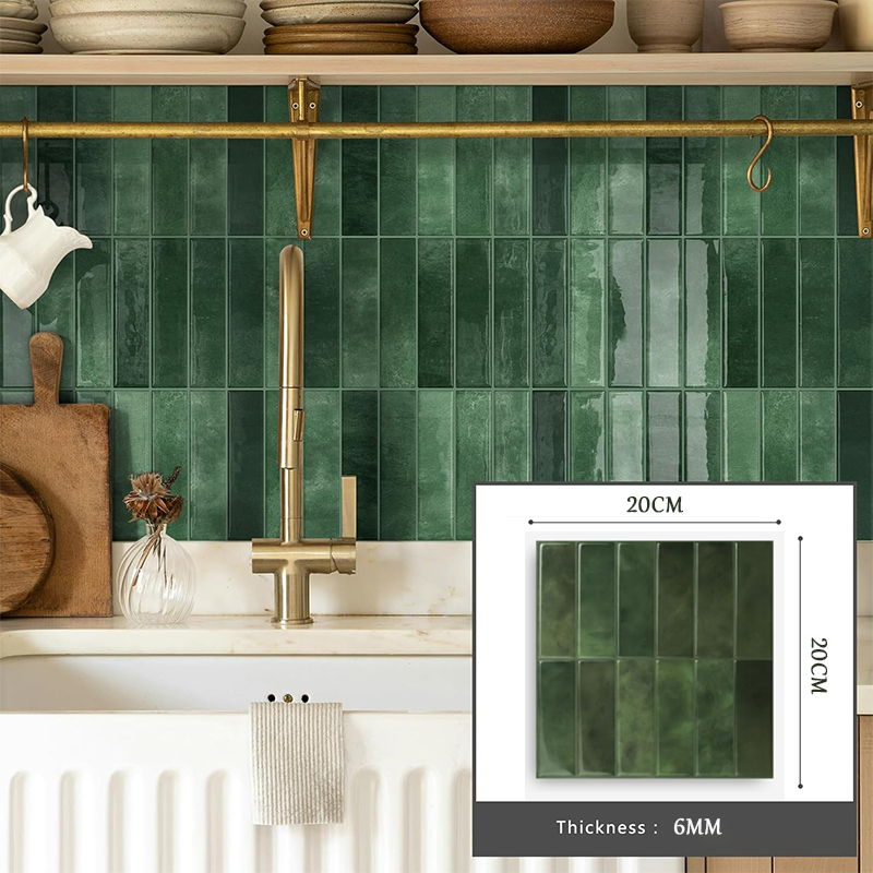 PVC 2D Wall Sticker Self Adhesive Waterproof Mosaic Tile Sticker ...