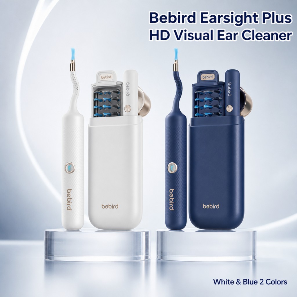 Bebird EarSight Plus Earpicks Ear Wax Removal Cleaner with tweezer 6 ...