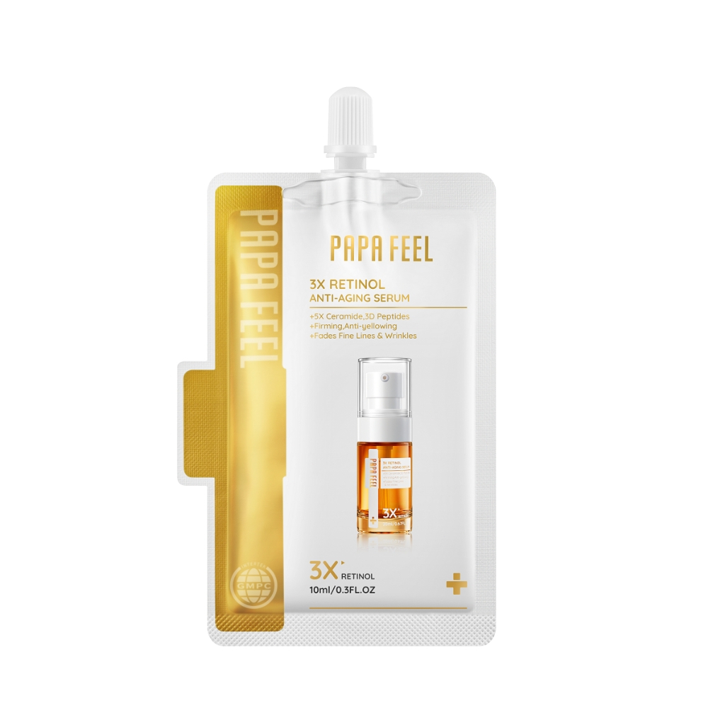 PAPA FEEL Anti Aging Set 3X Retinol Serum+Cream bright Anti