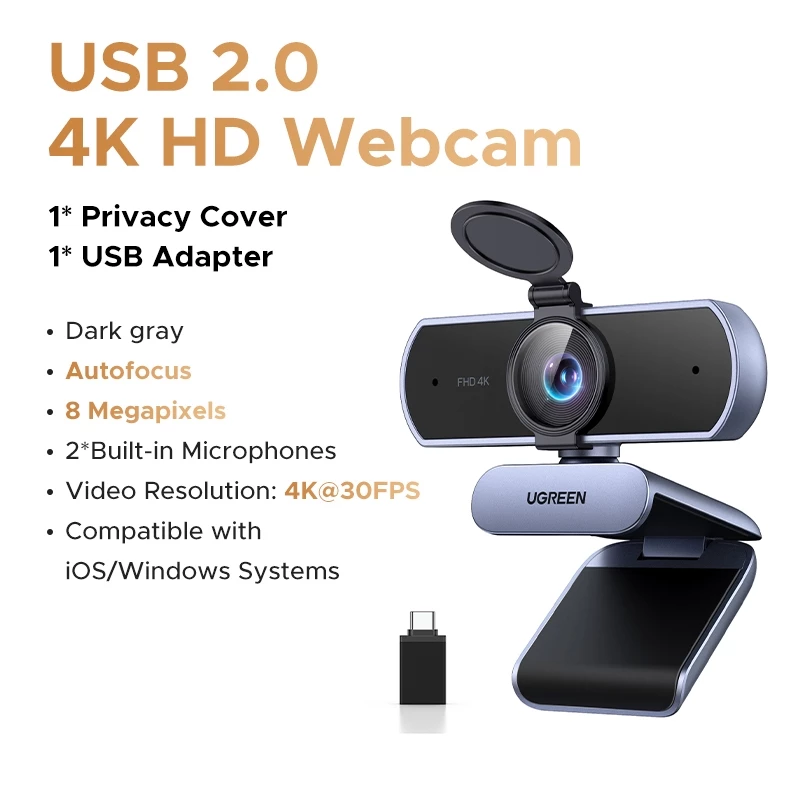 UGREEN 4K Webcam
