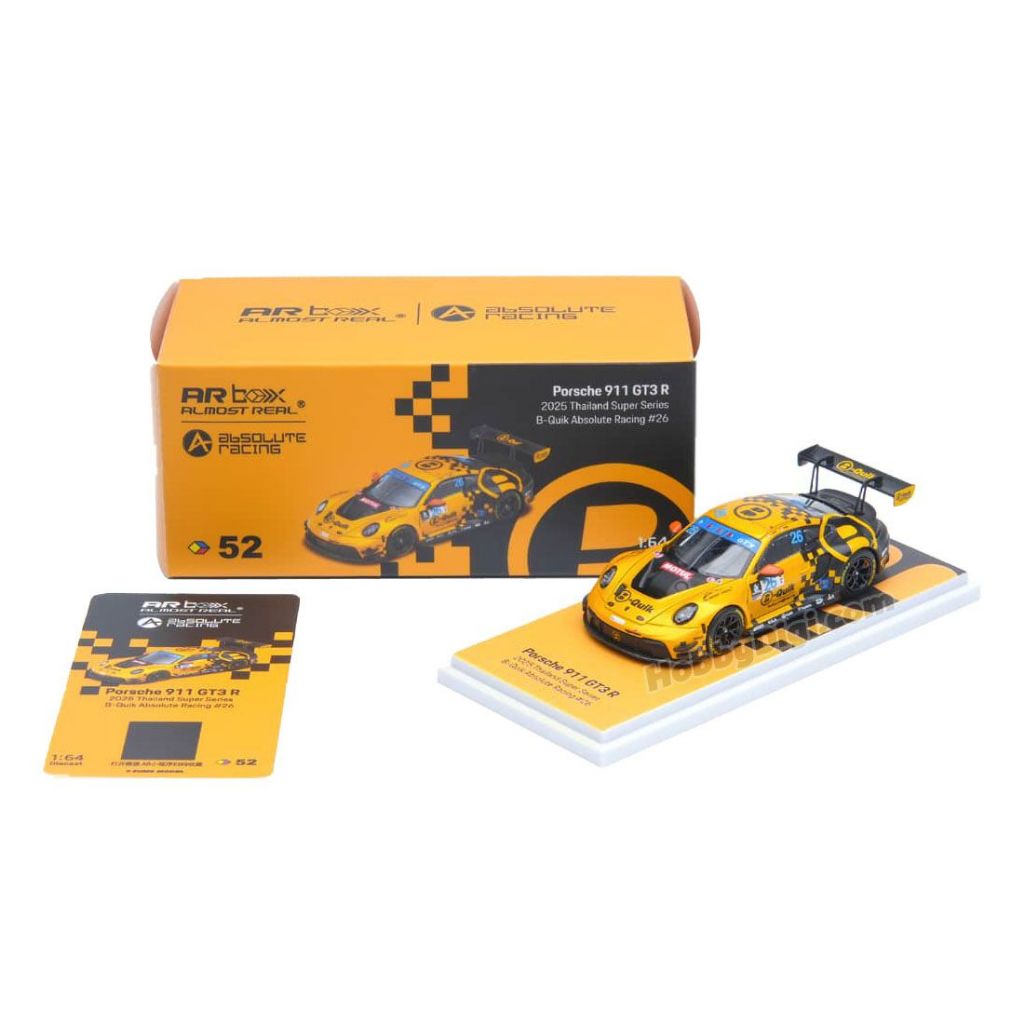 AR box Almost Real 640005001 1/64 Porsche 911 992 GT3 R 2025 Thailand ...