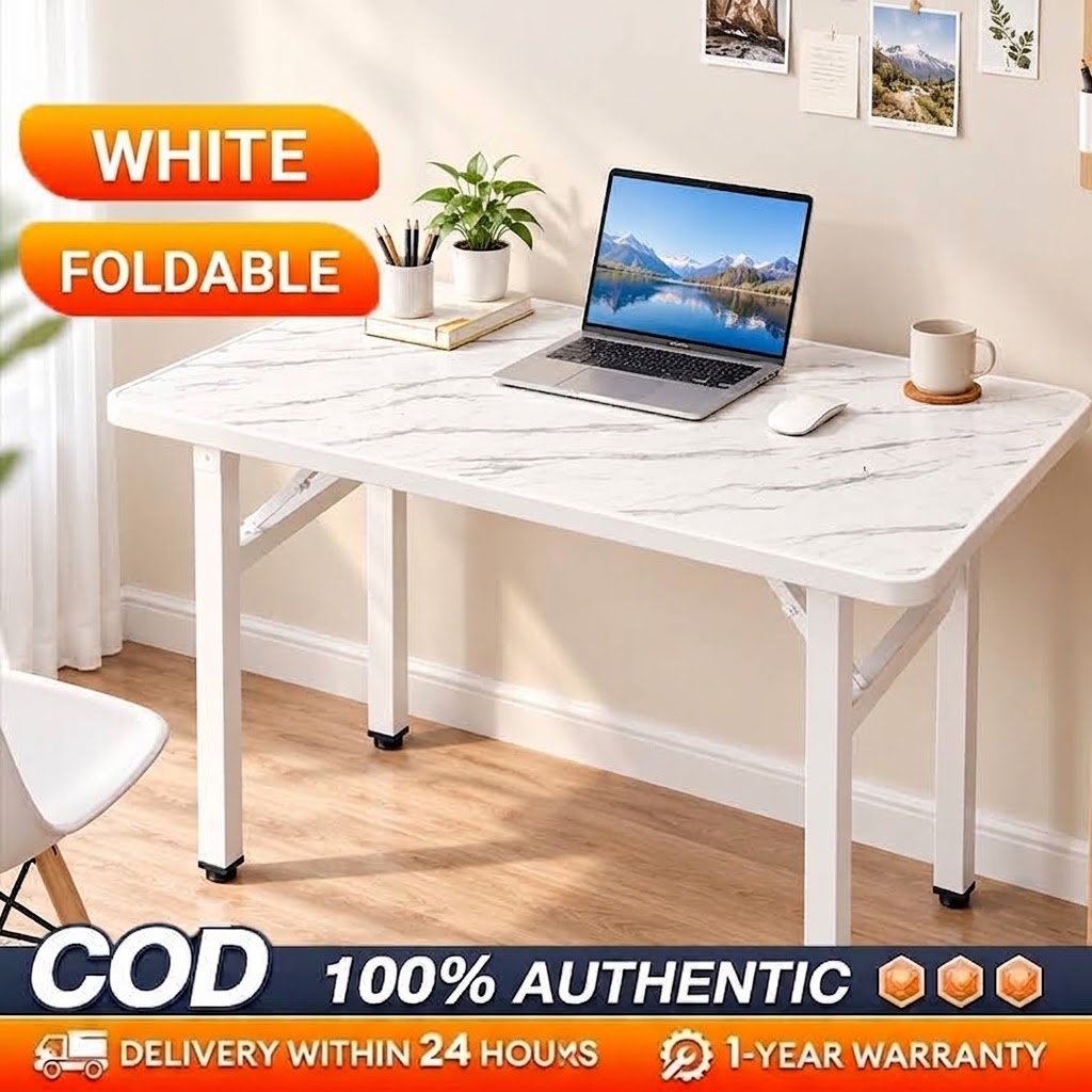 SHENGYAGE Foldable Desk 60/100/120cm Home Office Portable | Shopee ...