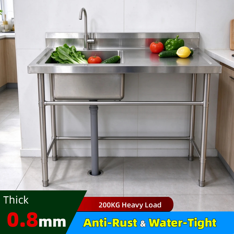 Lababo Sa Kusina Stainless Steel Standing Kitchen Sink With Stand ...