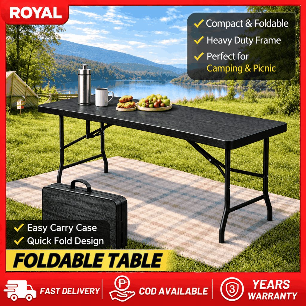 4 FT Folding Table - Best Prices and Online Promos - Oct 2026 | Shopee ...