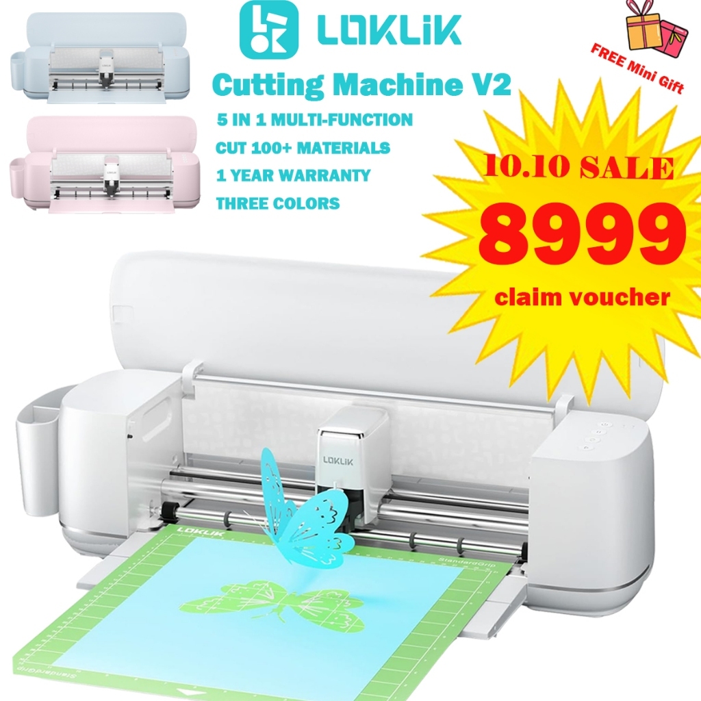 【10.10 SALE】LOKLiK Cutting Machine 2 DIY Cutting Machine Plotter 5 in 1 ...